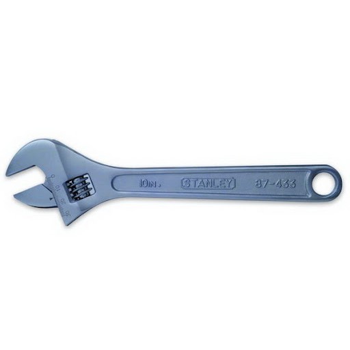STANLEY 87-430 ประแจเลื่อนชุบขาว 4" 102mm.