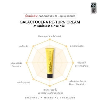 GRAYMELIN Galactocera Re-Turn Cream 15ml. / 50ml. ครีมเรียกเนื้อ ผิวกระชับ กระจ่างใส ลดจุดด่างดำ