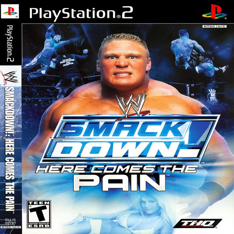 แผ่นเกมส์ PS2 มวยปล้ำ [WWE SmackDown Here Comes the Pain [USA]