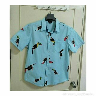 Bird Blue shirt ใหม่มาก