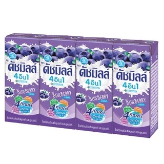ดัชมิลล์ นมเปรี้ยว 180มล.แพค4 (เลือกรสได้)