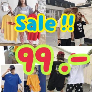 🔥ถูกสุด🛒พร้อมส่ง‼️‼️ เสื้อยืด oversize สไตล์เกาหลีญี่ปุ่น