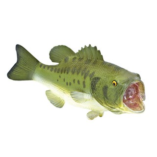 Safari Ltd. : SFR265629 โมเดลปลา Large Mouth Bass