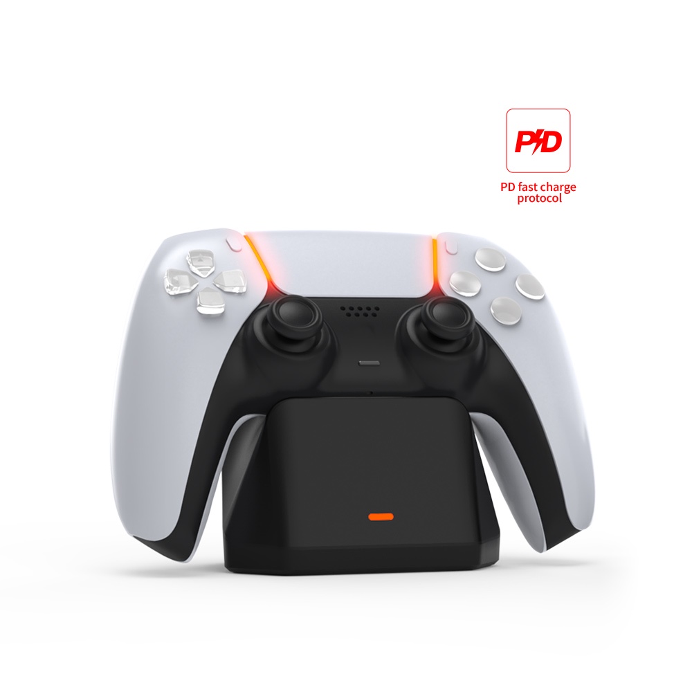 Dobe PS5 Charging Dock (TP5-0586)(แท่นชาร์จจอย PS5)(ที่ชาร์จจอย)(ขาตั้งจอย)(ที่วางจอย)