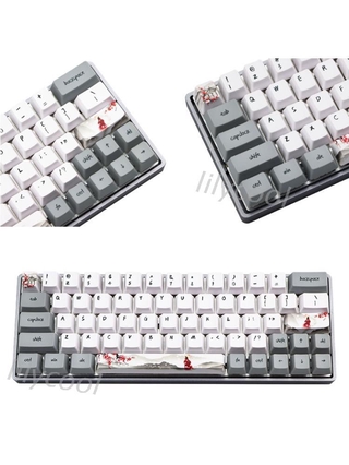 Lily แป้นพิมพ์คีย์บอร์ด 73 คีย์ Gh60 Gk61 Gk64 Taxuexunmei Oem