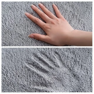พรมเช็ดเท้า ผ้าเช็ดเท้า ขนาด60X40 cm. ทอหนาแน่น สีไม่ตก มียางกันลื่น พรม