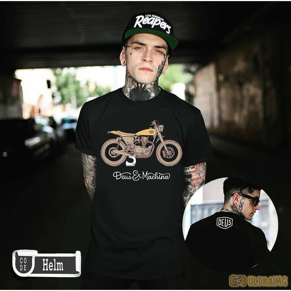 เสื้อยืด DEUS EX MACHINA สําหรับผู้หญิงและผู้ชาย