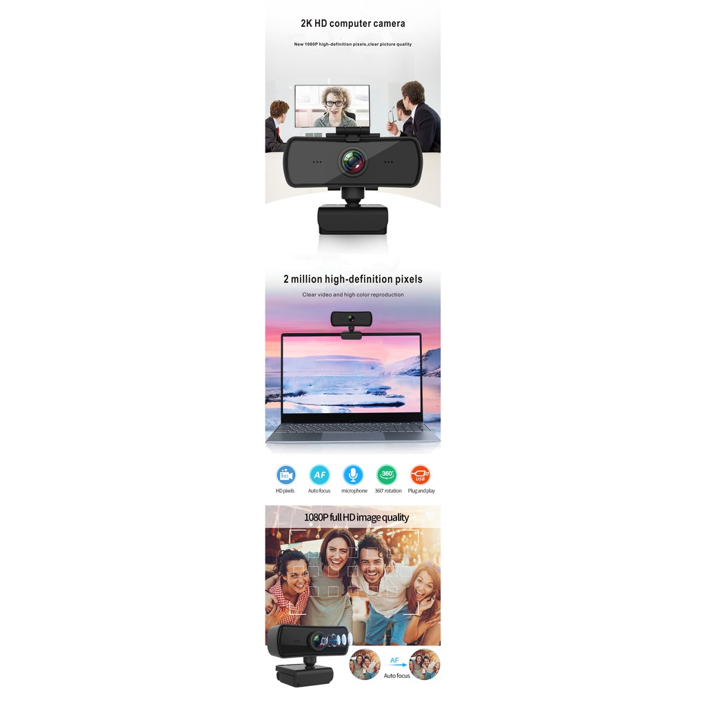 4K USB Document Camera, 16MP Webcam & Visualiser, Image Invert