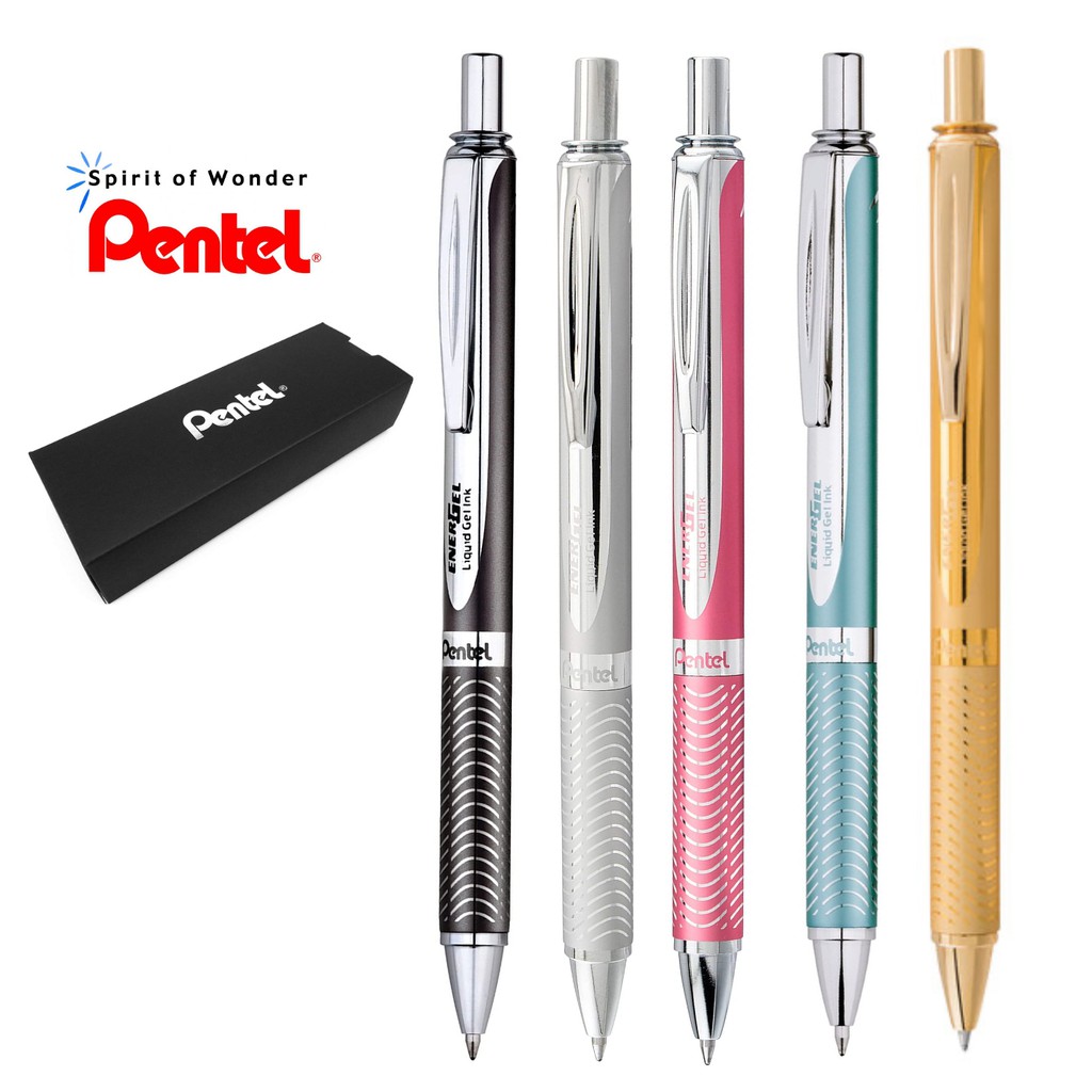 Pentel ปากกาหมึกเจล เพนเทล Energel ด้ามอัลลอยด์ 0.7mm BL407