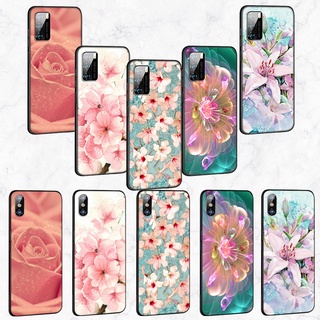 ใหม่ พร้อมส่ง เคสโทรศัพท์มือถือ ลายดอกไม้ ดอกโบตั๋น FI99 สําหรับ OPPO A15 A15s A5 A9 A8 A31 A32 A53 A73 2020 F5 F7 F9 Pro A7X