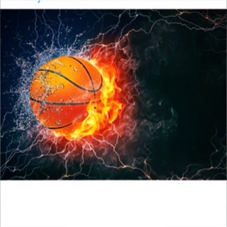 Basketball #ภาพครอสติสคริสตัลแบบติดเต็มแผ่น