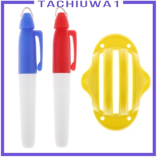 (Tachiuwa1) อุปกรณ์ปากกามาร์คกอร์ สําหรับใช้ในการเล่นกอล์ฟ 2 ชิ้น