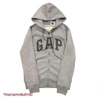 Hot Sale!!Gap Zip Hoodie หิ้วนอกOutlet เนื้อผ้าใส่แล้วสบาย ไม่ร้อน