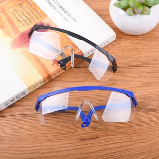 ราคาแว่นตากันสะเก็ดรุ่นหนา แว่นตานิรภัย สีใส แว่นใส  ปกป้องดวงตา กันกระแทก กันลม กันฝุ่นละออง กันสารเคมี งานเจียร