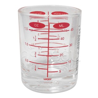 เเพ็ก 6 ชิ้น แก้วตวง เล็ก ขนาด1.5 Oz แพ็ค x6 HU13