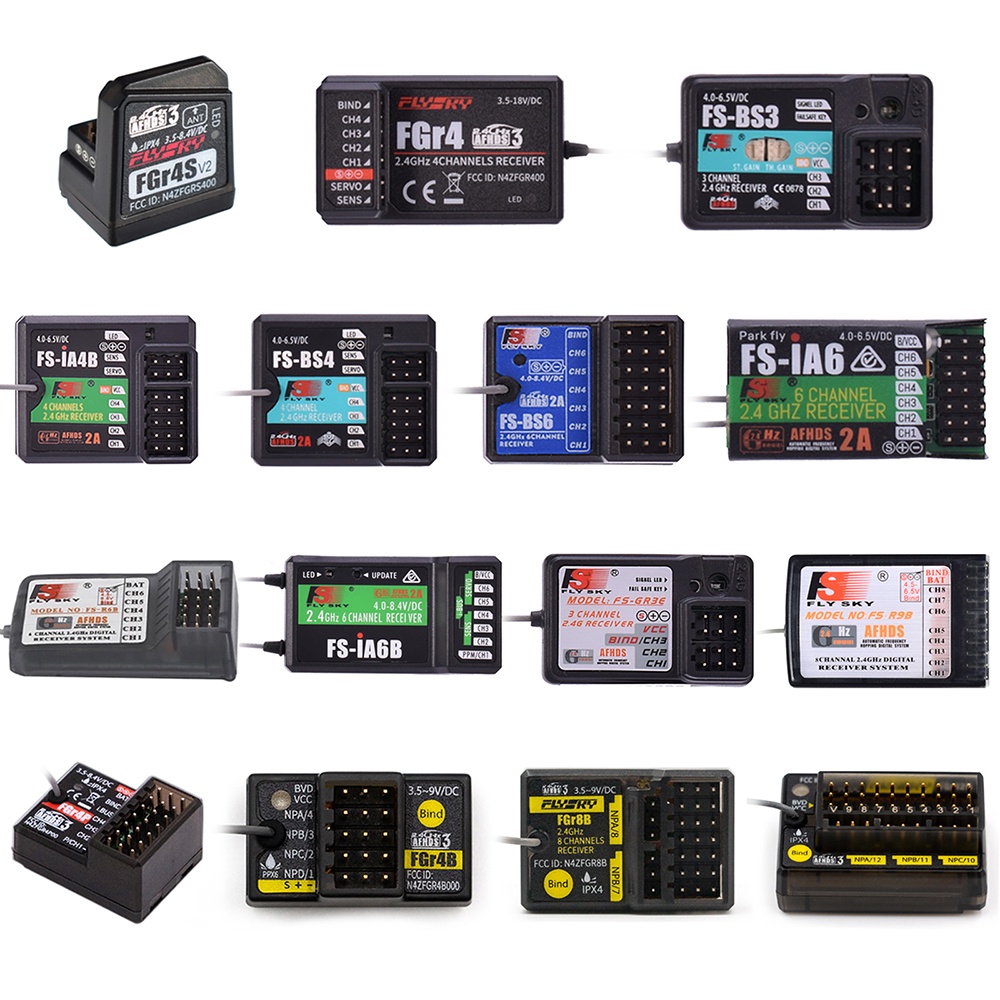 Hmgrctoy ตัวรับส่งสัญญาณ Flysky FGR4S FGR4P FGR4B FS-GR3E FS-R6B FS-iA6 FS-iA6B FS-BS6 FS-R9B สําหรั