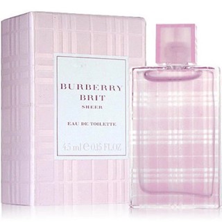 (น้ำหอมจิ๋ว) Burberry Brit Sheer EDT 4.5 ml.