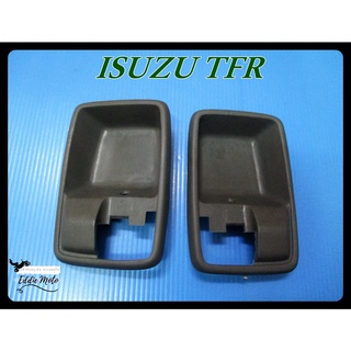 ISUZU TFR DOOR HANDLE PULLING SOCKET LH&amp;RH SET PAIR "GREY"  // เบ้ารอง สีเทา ข้างซ้าย / ข้างขวา คุณภาพดีเยี่ยม