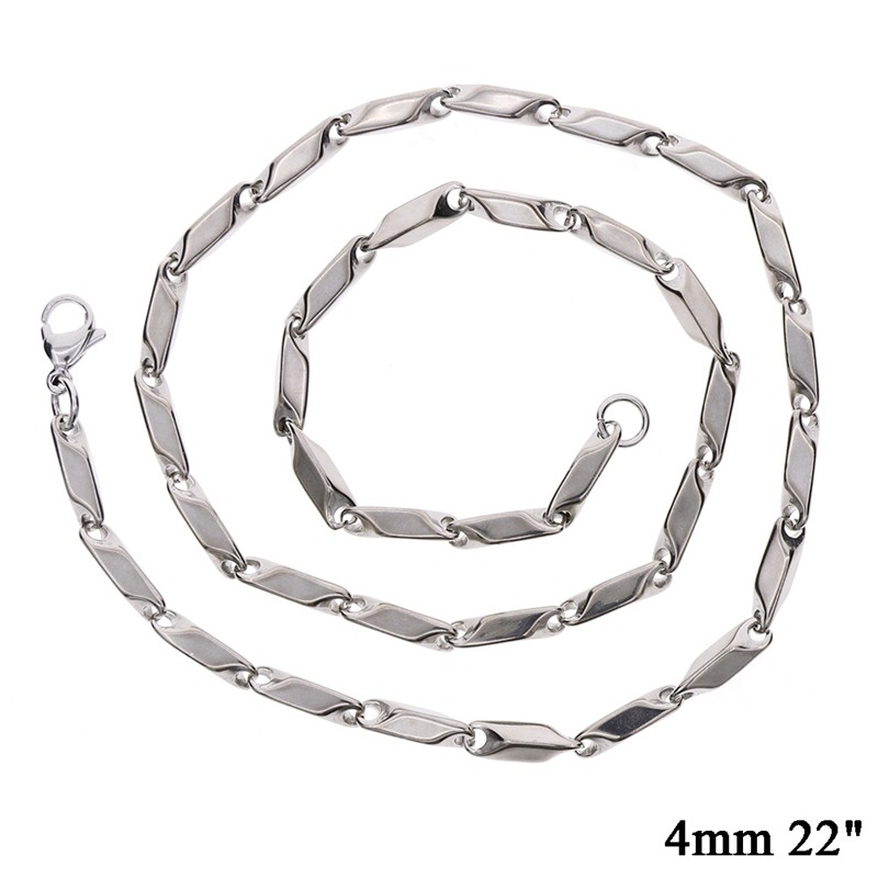 TIMEKEY สร้อยคอ สายโซ่เหล็กไทเทเนียม แฟชั่น สำหรับผู้ชาย