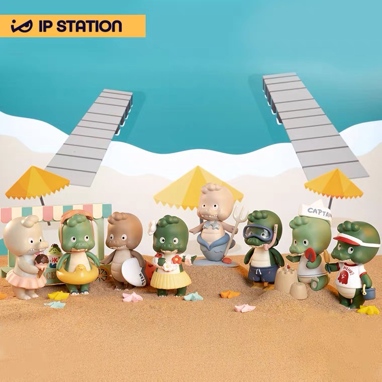 [แบบแยก] Sean the Gator is on Vacation ลิขสิทธิ์แท้ 🌴 จระเข้ ของสะสม น่ารัก Blin