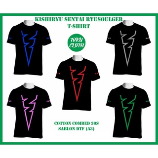 เสื้อยืด พิมพ์ลาย Kishiryu Sen Ryusoulger Dino Fury สําหรับผู้ชายSize S-5XL