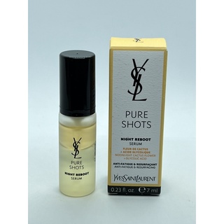 YSL Pure Shots Night Reboot Serum 7ml ผลิต 03/22