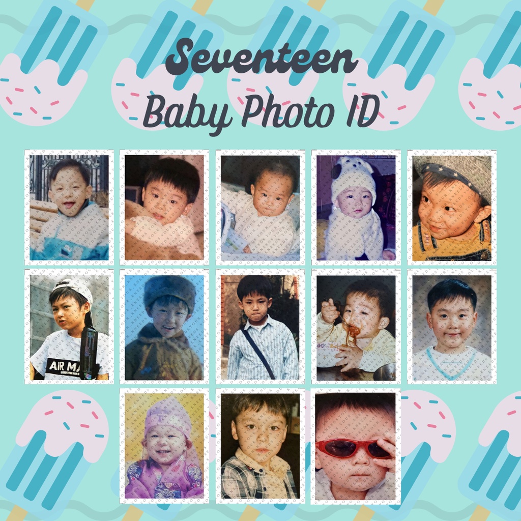 Seventeen BABY ID PHOTO SET