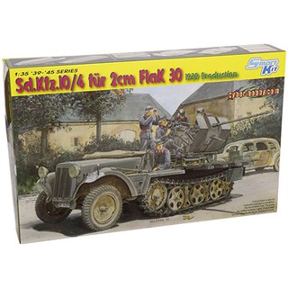 โมเดลประกอบ Dragon Models 1/35 DRA6739 SD.KFZ.10/4 FUR 2CM FLAK 30 1939