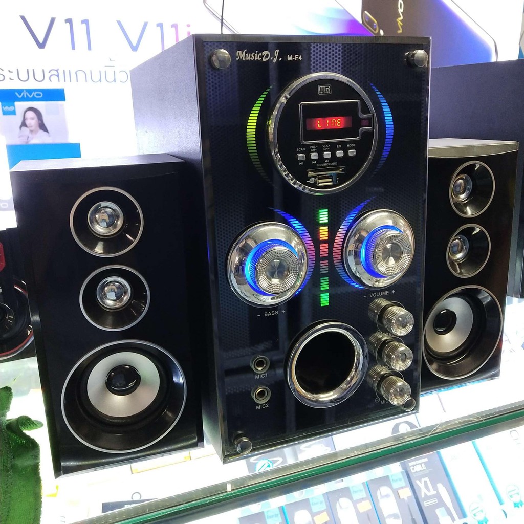 ลำโพงบลูทูธ  2.1 MUSIC DJ รุ่น M-F4