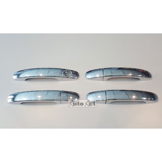 F4 ครอบมือจับประตู Mazda BT-50 Pro 2012 4 ประตู (8ชิ้น)