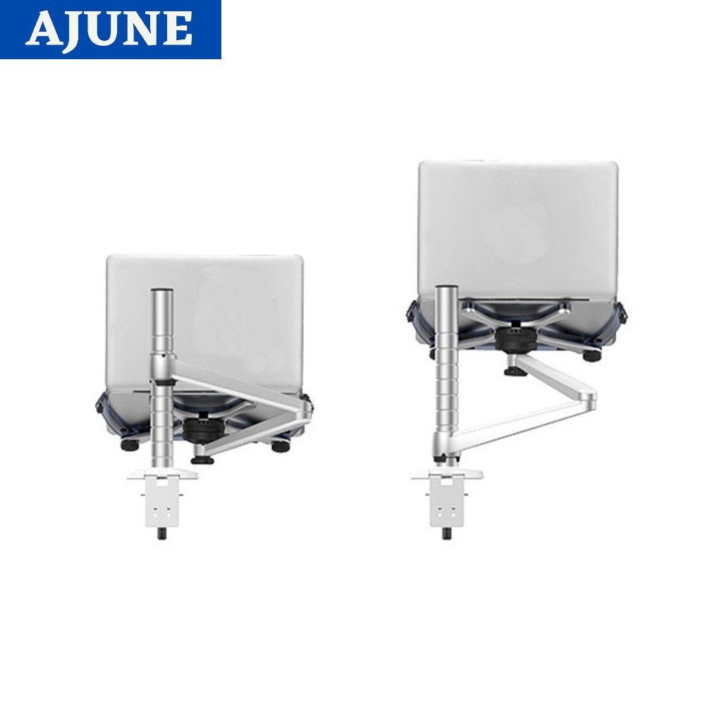 AJUNEขาวางโน๊ตบุ๊ค ขนาด 10-17 นิ้ว (แบบยึดขอบโต๊ะ)  รุ่น LTS-411 High Quality