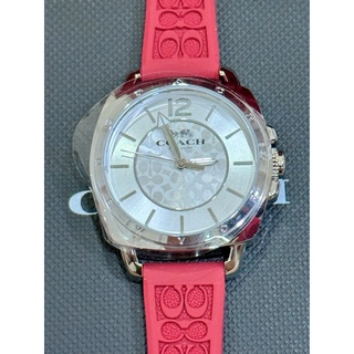 🇺🇸แท้ 100% New Coach นาฬิกา  Coach Womens Boyfriend Silicone นาฬิกาสายซิลิโคนนิ่ม หน้าปัด 34mm🇺🇸