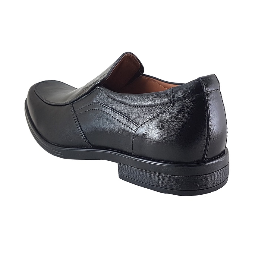 FREEWOOD BUSINESS SHOES รองเท้าคัทชูผู้ชาย หนังแท้  รุ่น 52-517 สีดำ ( BLACK )