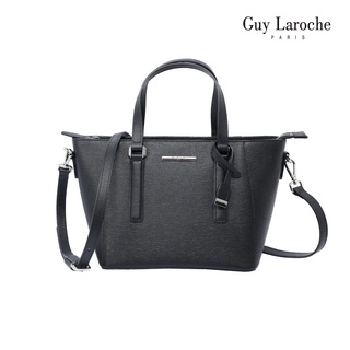 Guy Laroche กระเป๋าถือพร้อมสายสะพายยาว รุ่น GRETA 50S II ( สีดำ )