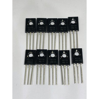 BD139 80V 1.5A  NPN Bipolar Power Transistor แพ็คละ10ตัว