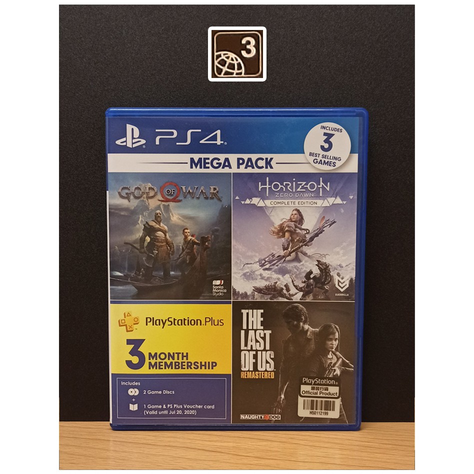 PS4 Games : God of War 4 / Horizon Zero Dawn / The Last of Us (เลือก 2เกม) มือ2