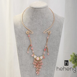 Handmade Antique Style Collar Necklace Accessories Tassel Pendant Neckwear Han Chinese Clothing Decoration