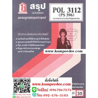 ชีทสรุป POL3112 (PS 396) ความคิดทางการเมืองในพุทธศาสนา