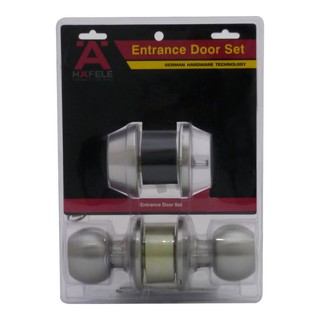 ลูกบิด+DEAD BOLT HAFELE 489.93.009 หัวกลม SS