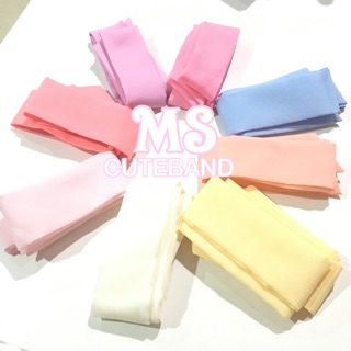 HAIRBAND : Pastel tone โบว์ผูกผมแบบผูกเอง