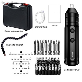 New 3.7V Mini Cordless Electric Screwdriver Portable Power Tools Set Rechargeable Multifunctional Electric Screwdriver