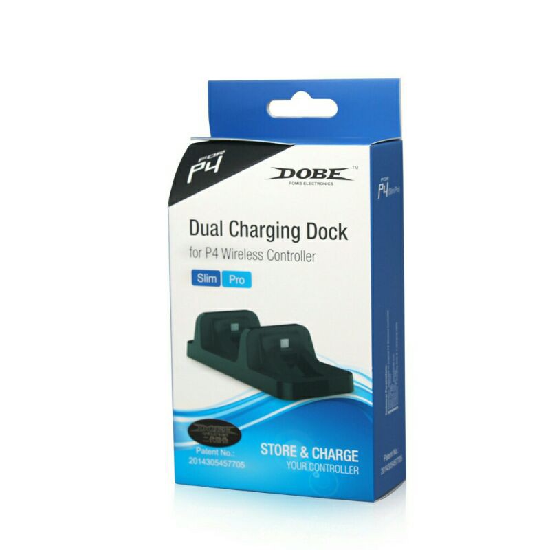แท่นชาร์จจอย PS4 แบบคู่ ยี่ห้อ DOBE (PS4 Dual Charging Dock by DOBE) (ที่ชาร์จจอย PS4)