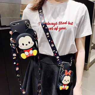 xiaomi Note10 Mi 11 lite 11T 10T poco F3 M3 F2 Pro กรณีโทรศัพท์ Redmi 10 Note9S Note8 Note6 Note5 Note9 Pro MAX TPU soft case เกราะป้องกัน Cartoon Coin Purse Disney