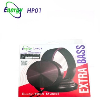 Energy หูฟังครอบหู Stereo Headphones Extra Bass รุ่น HP01 Bass Bosster