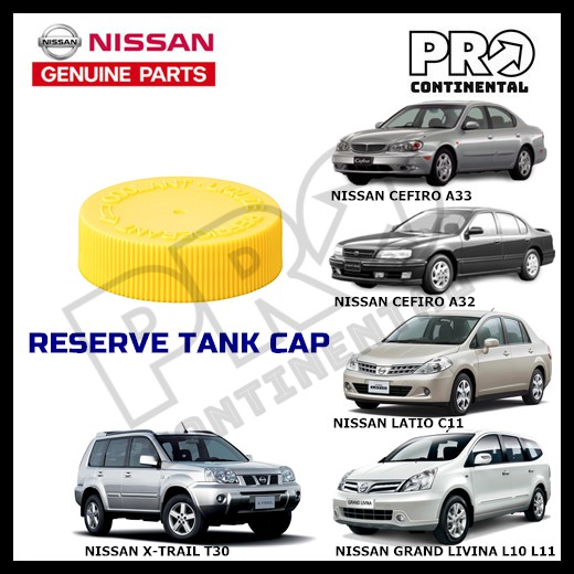 NISSAN LATIO C11 LIVINA L10 CEFIRO A33 A32 X-TRAIL T30 RESERVE RADIATOR COOLANT TANK CAP