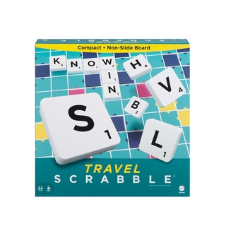 Mattel Games Scrabble Travel - แมทเทล เกมต่อคำศัพท์ แบบพกพา (CJT11)