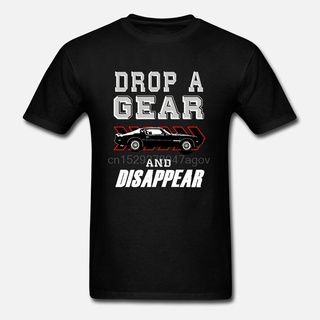 เสื้อยืดผ้าฝ้ายพิมพ์ลายแฟชั่น ใหม่ เสื้อยืด ลาย 1979 Pontiac Firebird Trans Am Drop A Gear And Disappear Car Enthusiasts