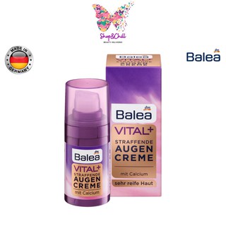 ครีมบำรุงผิวรอบดวงตาสูตรลดรอยตีนกา Balea Vital+ Firming Eye Cream 15 ml