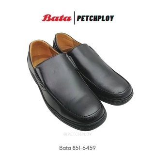 Bata รุ่น 851-6459 รองเท้าหนังคัชชูผู้ชายบาจา พื้นเย็บ ใส่ทน หน้ากว้าง ใส่สบาย รองเท้าทางการ