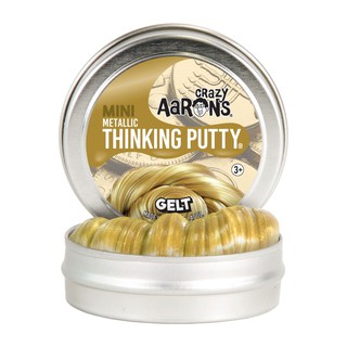 Crazy Aarons Thinking Putty ดินน้ำมันวิทยาศาสตร์ รุ่น Metallic - GELT สีทอง ขนาด 2 นิ้ว